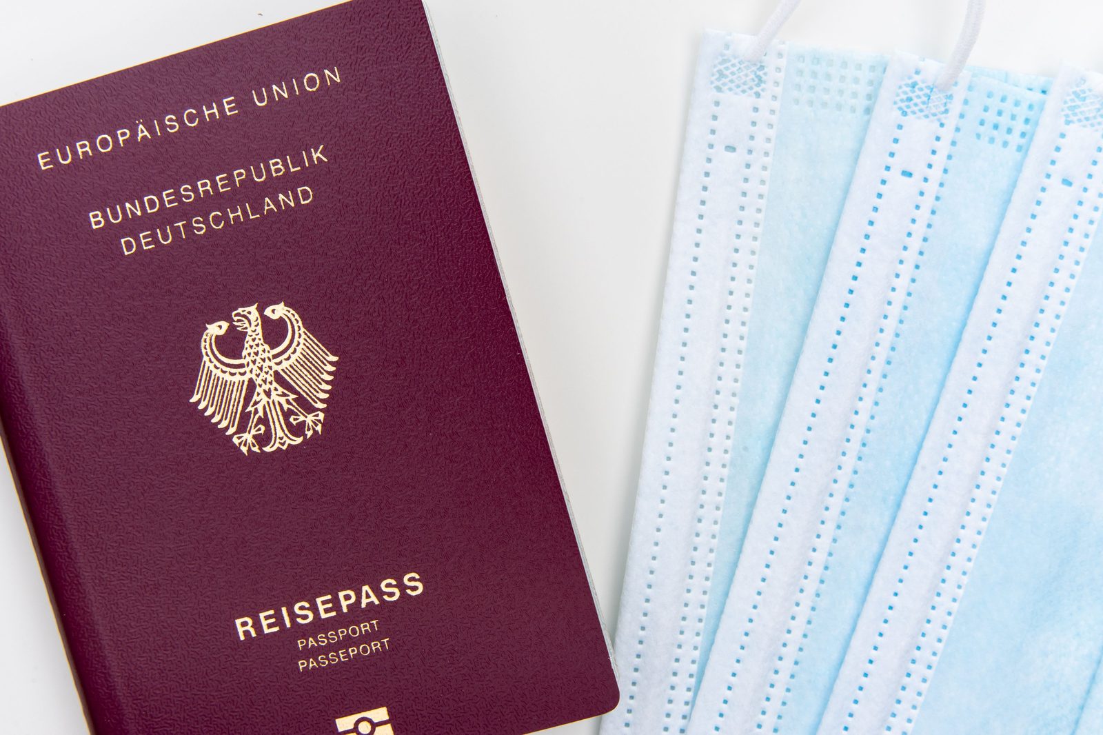 Reisepass bereit für die Abreise